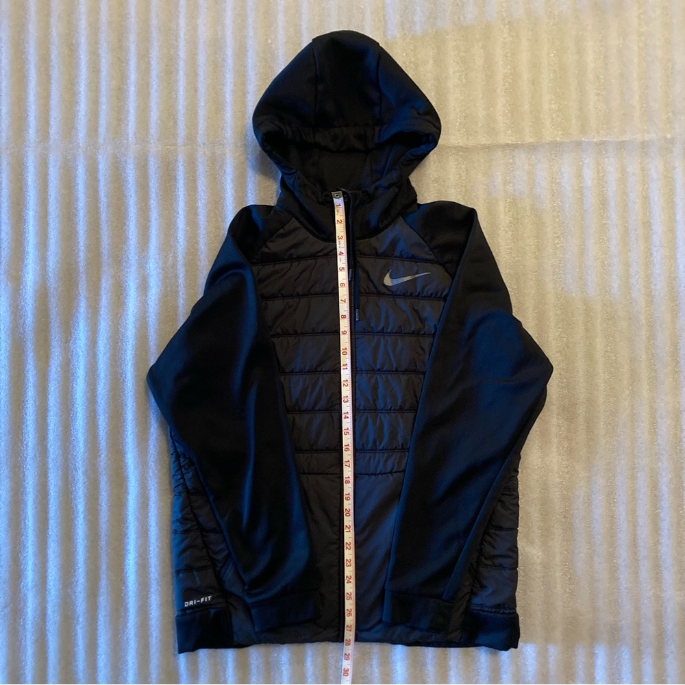 Nike Black Dri Fit Zipper Hoodie Jacket Size Large